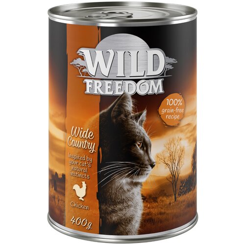 Wild Freedom Varčno pakiranje Adult 24 x 400 g - Wide Country - Piščanec čisti Cene