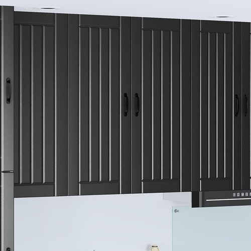  Ormar za Zid Lucca Crna 80 x 31 x 100 cm Konstruirano drvo Slike