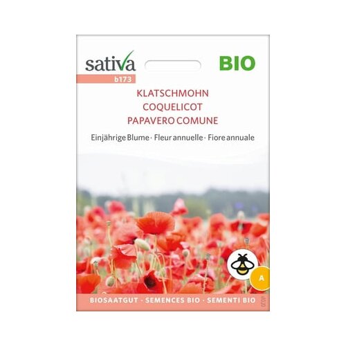 Sativa Bio enoletni cvet &amp;quot;koruzni mak&amp;quot; Slike
