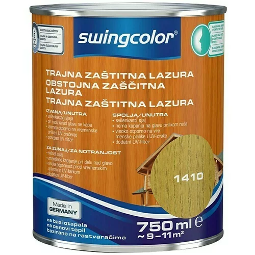 SWINGCOLOR Obstojna zaščitna lazura (barva: hrast, 0,750 l)