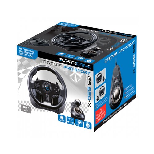 Subsonic superdrive GS850-X racing wheel PS4/PC/XBOX x/s Cene