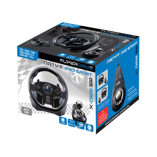 Subsonic superdrive GS850-X racing wheel PS4/PC/XBOX x/s