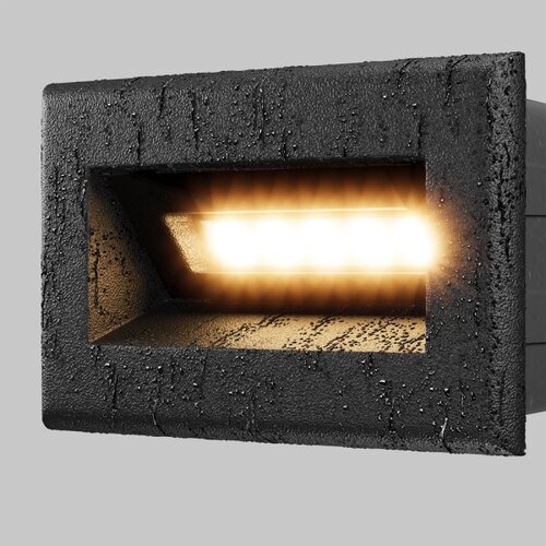 MAYTONI O045SL-L3B3K-LED Spolja&amp;scaron;nja ugradna svetiljka BOSCA LED/3W/230V IP65 crna Slike