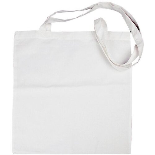 Pamučna bela torba za kupovinu - 38 x 42 cm (torba za doradu) Slike