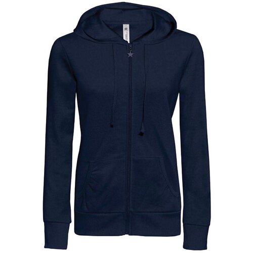  MAJICA DUGI RUKAVI ŽENSKA ZIP B&C WONDER 280G TAMNO PLAVA XL!! Cene