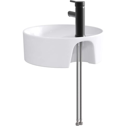  Umivaonik za kupaonicu Mat Crna 40,5 x 40,5 x 15 cm Metal Slike