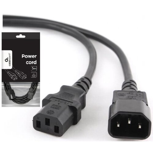 Gembird Euro Pover Cable Pc-189-Vde-5M 5m, crni Cene
