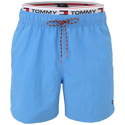Tommy Hilfiger Underwear Kratke kopalne hlače mornarska / nebeško modra / rdeča / bela