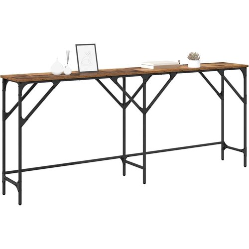 VidaXL Konzolna stolica Staro drvo 180 x 29 x 75 cm Konstruirano drvo Slike
