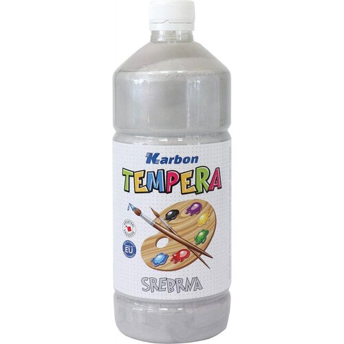 Karbon tempera barva srebrna, 1 L Cene