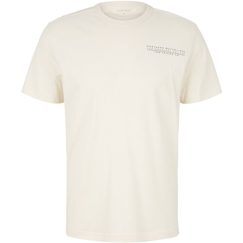 Tom Tailor Beige Men&amp;#039;s T-Shirt - Men Slike