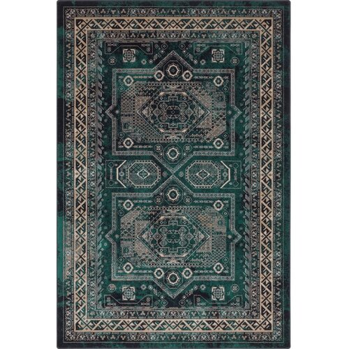 Agnella Modrozelena volnena preproga 133x180 cm Mia &amp;ndash; Slike