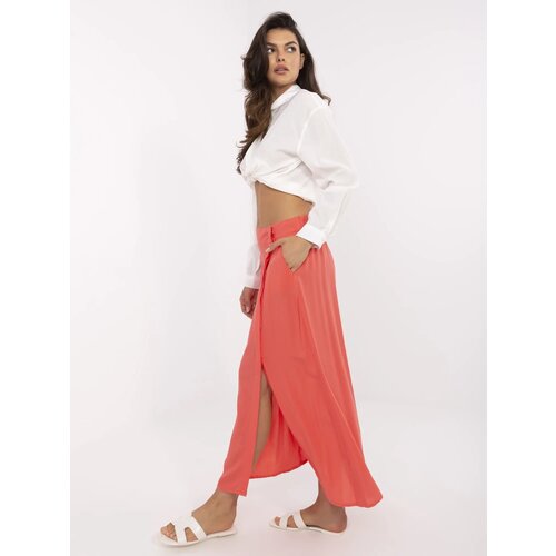 Fresh Made Skirt-D73761M50222A-coral Cene