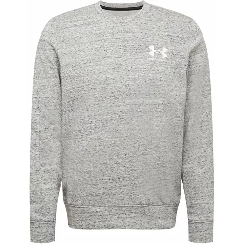 Under Armour Sportska sweater majica siva melange / bijela