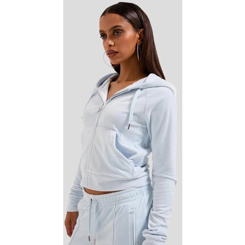 Juicy Couture Ženski duks sa kapuljačom Madison, Svetloplavi Slike