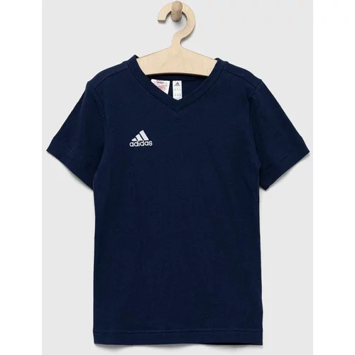 Adidas Dječja pamučna majica kratkih rukava ENT22 TEE Y boja: tamno plava, s aplikacijom