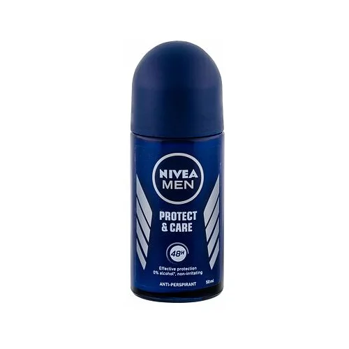 Nivea Men Protect & Care 48h roll-on antiperspirant za občutljivo kožo 50 ml za moške