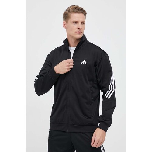 Adidas Dukserica za trening 3-Stripes boja: crna, s tiskom Cene