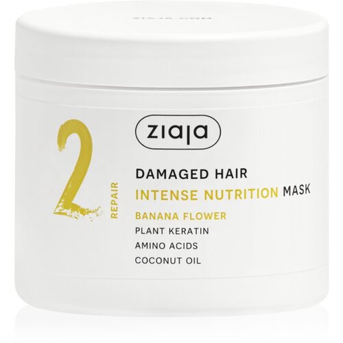Ziaja Plant Essentials Banana Flower hranilna maska za lase za poškodovane lase 350 ml Cene