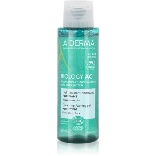 A-derma Biology AC čistilni penasti gel za mastno in mešano kožo 100 ml Cene