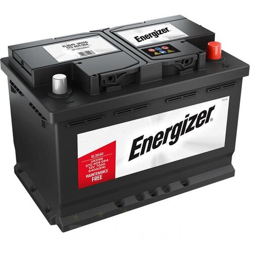 Energizer akumulator, 70AH, D, 640A, 680562, EL3640 Slike