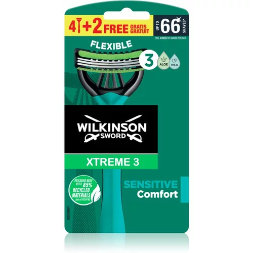 Wilkinson Sword Xtreme 3 Sensitive brivniki za enkratno uporabo 6 kos