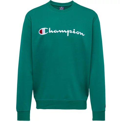 Champion Authentic Athletic Apparel Sweater majica zelena / crvena / bijela