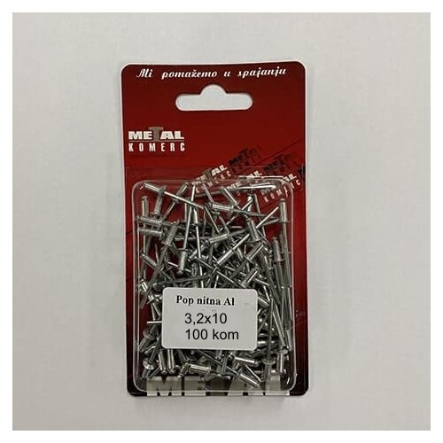 MetalKom Pop nitna, 3.2x10, 100 komada Cene