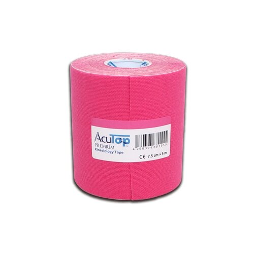 ACUTOP Premium kineziološki trak, roza, 7,5 cm x 5 m Cene
