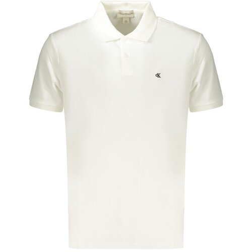 Calvin Klein mu&amp;scaron;ka polo majica kratkih rukava bijela Slike