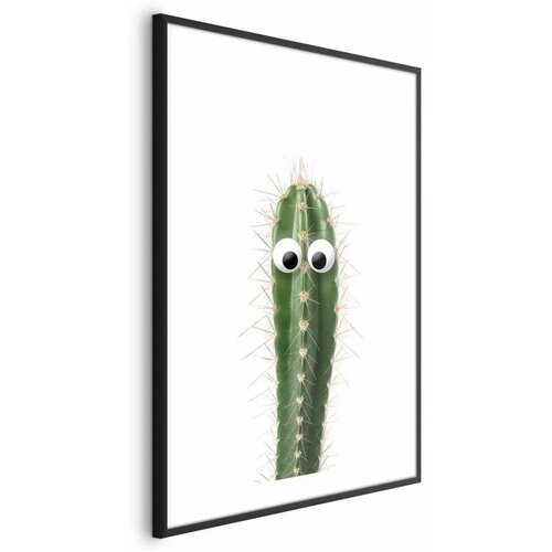  Plakat Living Cactus 60x90 Crni okvir s margom Cene
