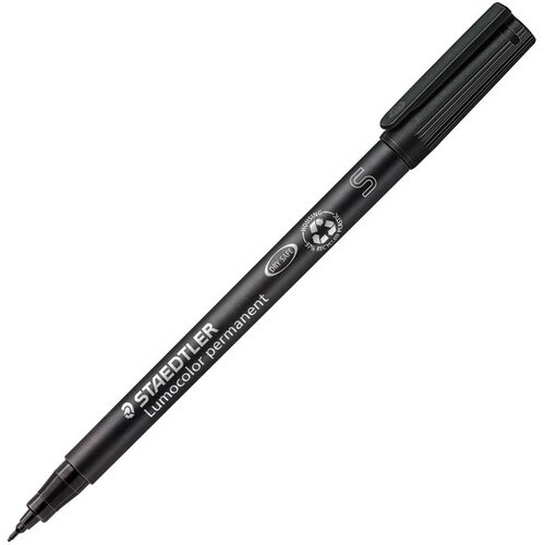  Permanentni marker 0,4 mm recikliran Lumocolor Staedtler 313-9 črn Slike