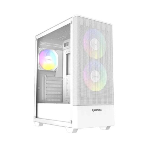 Raidmax Kuci&amp;scaron;te Vector V218/ATX/Micro-ATX/Mini-ITX/ARGB/kaljeno staklo/bela Slike