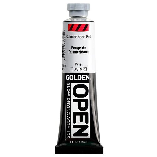  GOLDEN OPEN akrilna boja koja se sporo su&amp;scaron;i 59 ml | 7310 Quinacridone Red Slike