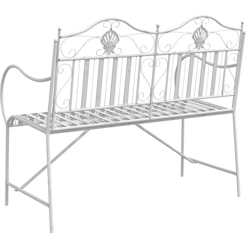  Vrtna klupa Antič White 103,5 x 59 x 89 cm Čelik Slike