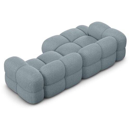 Cosmopolitan Design Svetlo modra kotna sedežna garnitura (levi kot/z ležalnikom) Loretto &amp;ndash; Slike