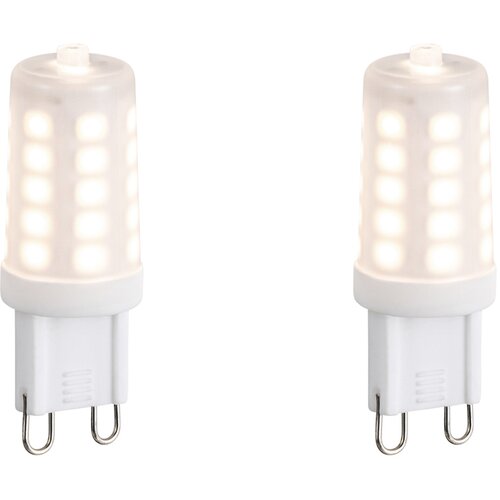 QAZQA Set van 2 G9 dimbare LED lampen opaal 3W 250 lm 2700K Cene