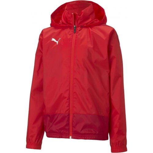 Puma TEAMGOAL 23 TRAINING RAIN JACKET JR Dječja vjertrovka, crvena, veličina Slike