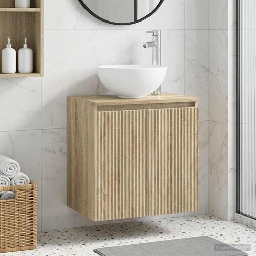 Umivaonik s policom Hrast sonoma 49,5 x 41 x 64,5 cm Cene