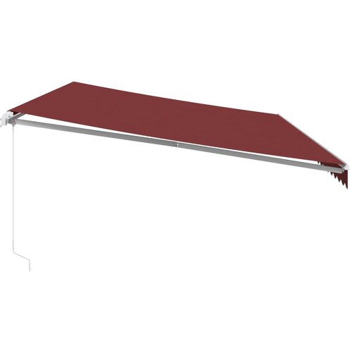 Tenda na ručno uvlačenje bordo 600 x 350 cm Slike
