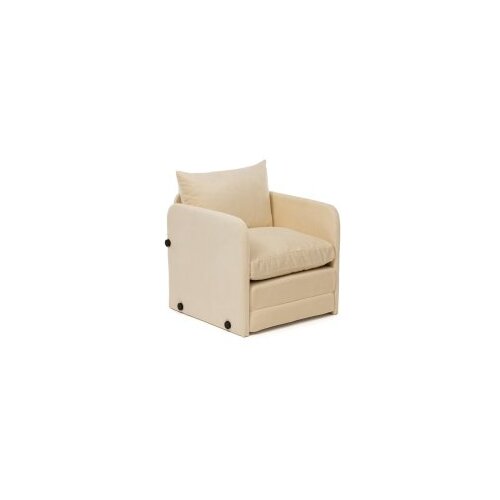 Atelier Del Sofa Fotelja na rasklapanje Saga Single, 68x70x66 cm, Krem Slike