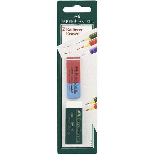 Gumica 7081 PK2 FABER CASTELL 188296 BLISTER-EOL!! Cene