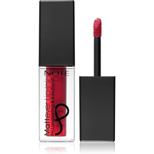 Note Cosmetique Mattever Lip-ink tekući ruž za usne s mat finišom 14 Unpredictable Red 4,5 ml