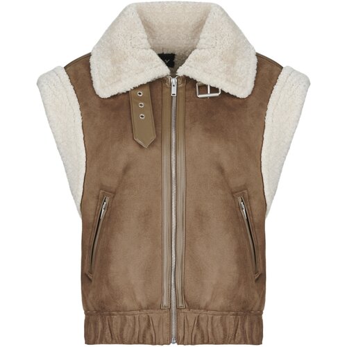 Only Jakne ONLZEN BONDED WAISTCOAT Kostanjeva Slike