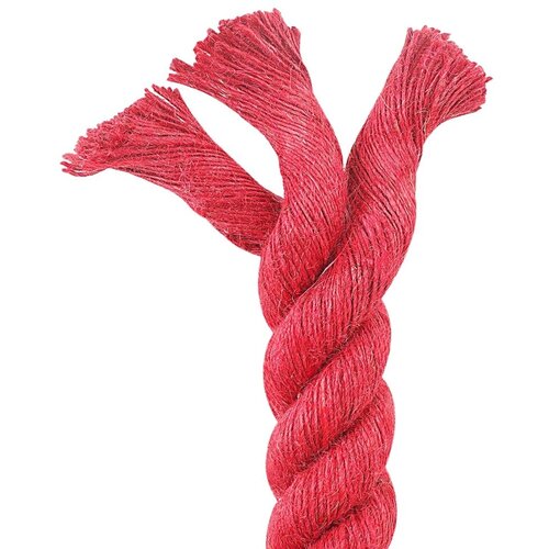  Uže od jute 60 mm Crvena 100% Juta Tossa - 60 mm 5 m Crvena Cene