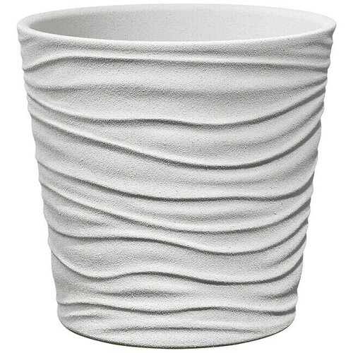 Soendgen Keramik Okrugla tegla za biljke (Vanjska dimenzija (ø x V): 10 x 8 cm, Bijele boje, Keramika, Mat) Cijene