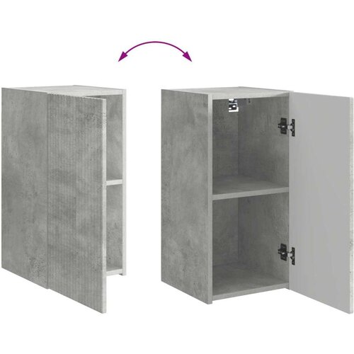  Komplet TV omaric 6 pcs Betonsko siva Konstruiran les - - Siva - 96.31 - 98 x 31 x 29,5 cm - 2025-vidaXL-Uvoz_2 Slike