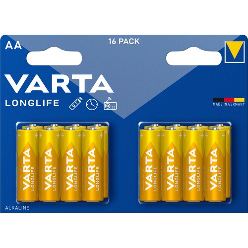 Varta AA baterije Longlife, 16 kosov, (5000158925) Slike