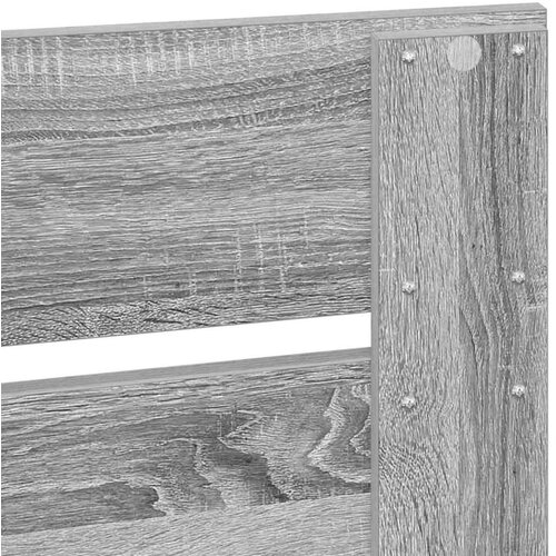  Okvir za krevet s ladicama Siva Sonoma 150 x 200 cm Slike