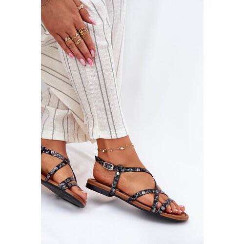 Maciejka Flat Leather Sandals Women Cijene
